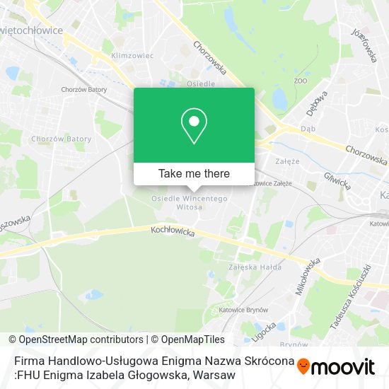 Firma Handlowo-Usługowa Enigma Nazwa Skrócona :FHU Enigma Izabela Głogowska map