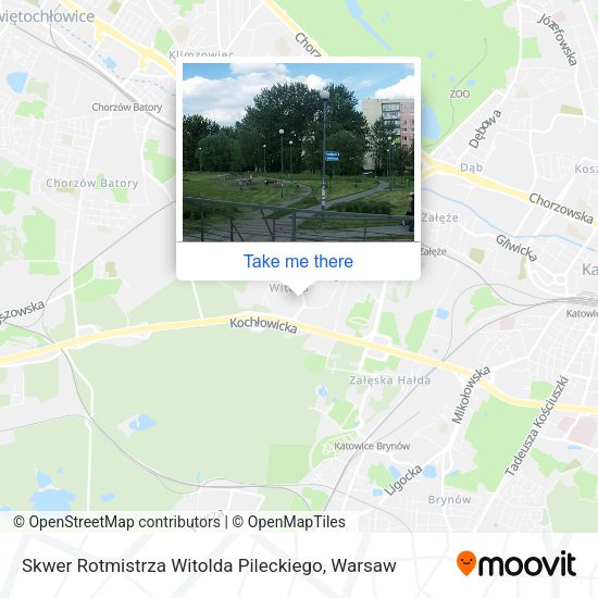 Skwer Rotmistrza Witolda Pileckiego map