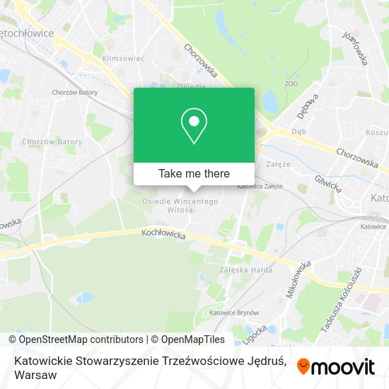 Карта Katowickie Stowarzyszenie Trzeźwościowe Jędruś