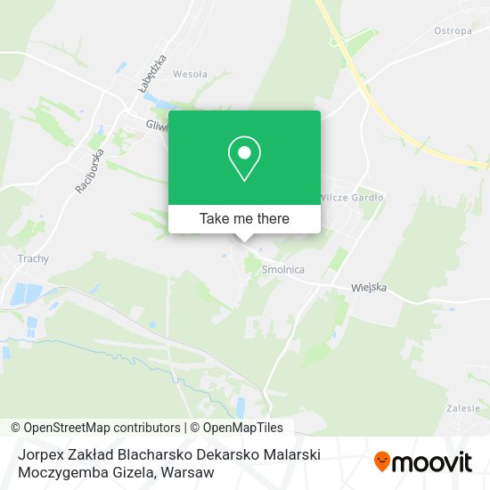 Jorpex Zakład Blacharsko Dekarsko Malarski Moczygemba Gizela map