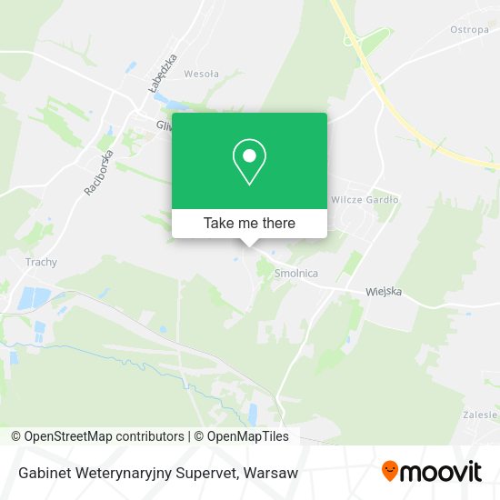 Gabinet Weterynaryjny Supervet map