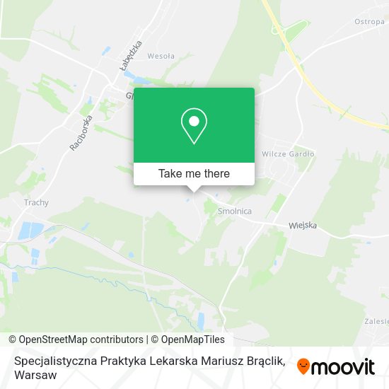 Specjalistyczna Praktyka Lekarska Mariusz Brąclik map