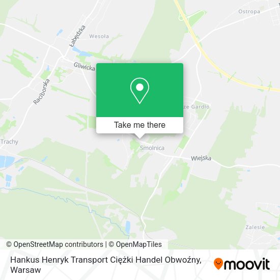 Hankus Henryk Transport Ciężki Handel Obwoźny map