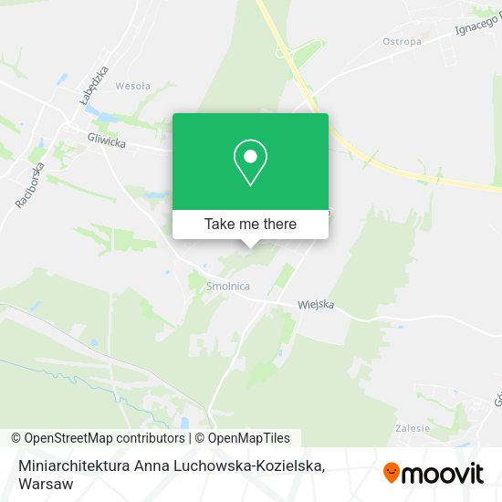 Miniarchitektura Anna Luchowska-Kozielska map