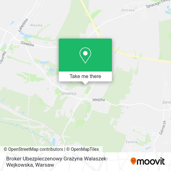 Broker Ubezpieczenowy Grażyna Walaszek-Wejkowska map