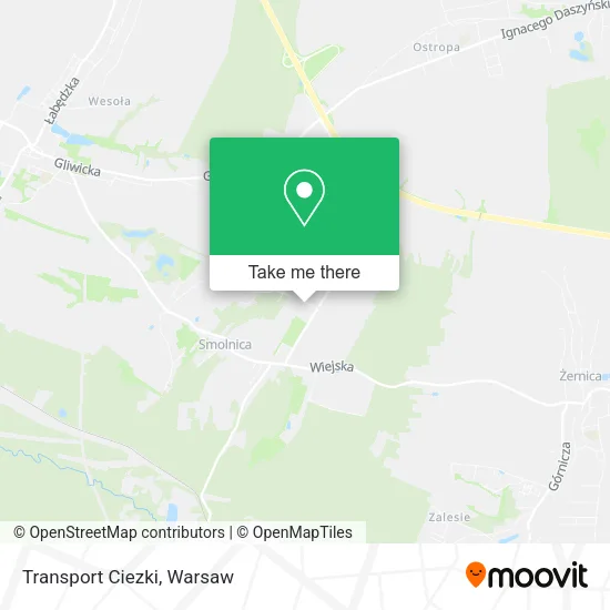 Карта Transport Ciezki