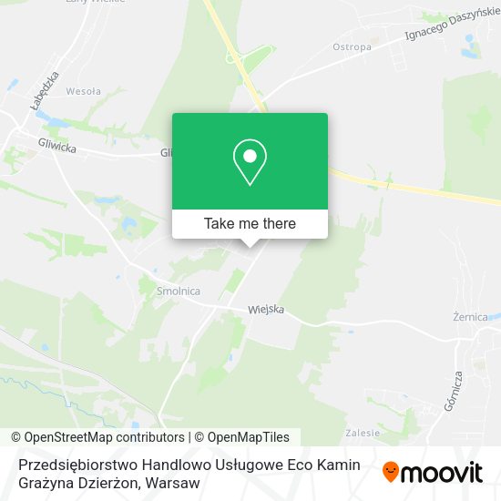 Przedsiębiorstwo Handlowo Usługowe Eco Kamin Grażyna Dzierżon map