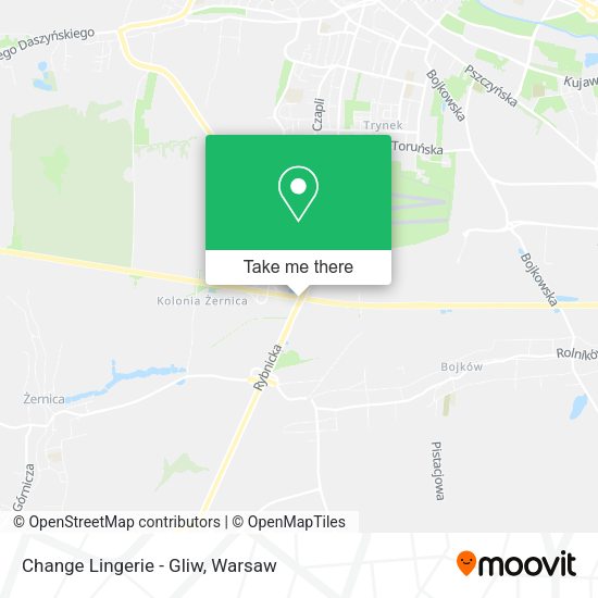 Change Lingerie - Gliw map