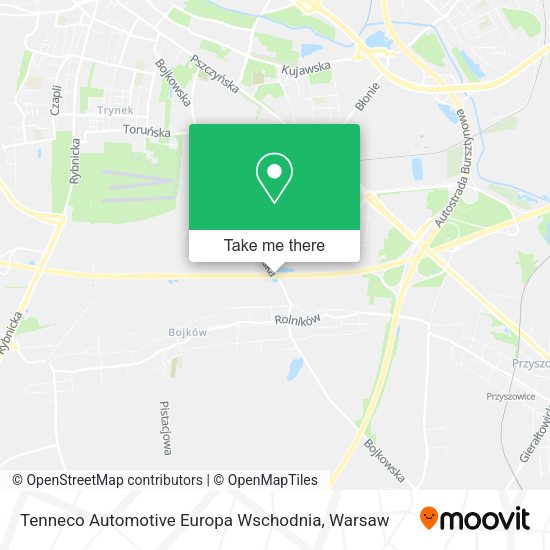 Tenneco Automotive Europa Wschodnia map