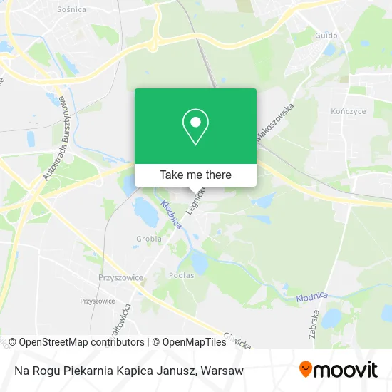 Карта Na Rogu Piekarnia Kapica Janusz