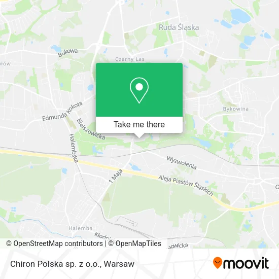 Карта Chiron Polska sp. z o.o.