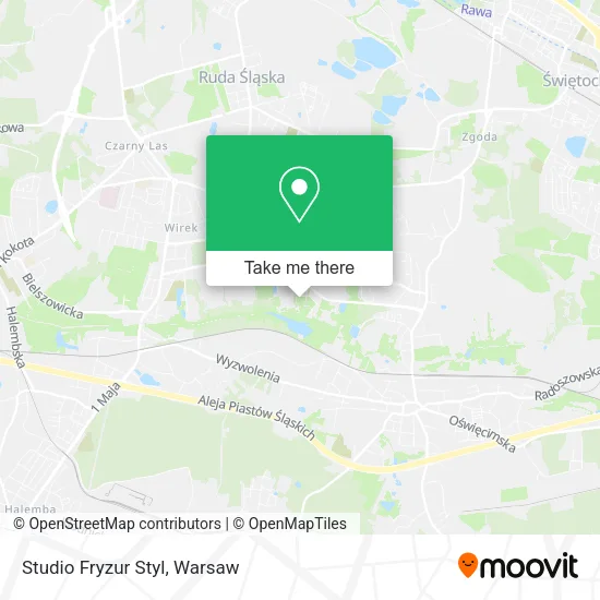 Studio Fryzur Styl map