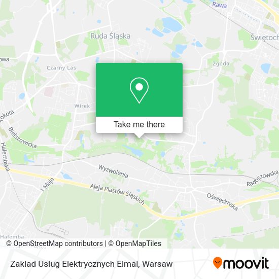 Zaklad Uslug Elektrycznych Elmal map