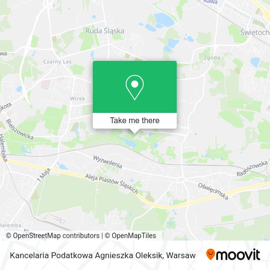 Kancelaria Podatkowa Agnieszka Oleksik map