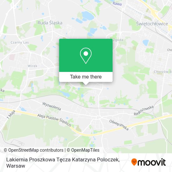 Lakiernia Proszkowa Tęcza Katarzyna Poloczek map