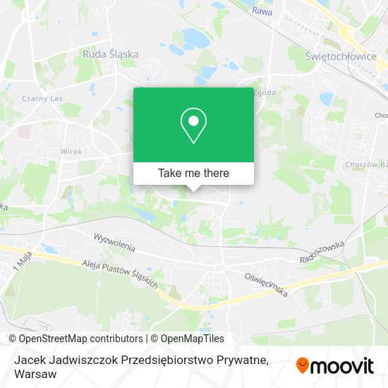 Jacek Jadwiszczok Przedsiębiorstwo Prywatne map