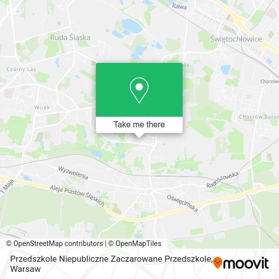 Przedszkole Niepubliczne Zaczarowane Przedszkole map