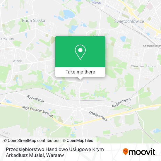 Przedsiębiorstwo Handlowo Usługowe Krym Arkadiusz Musiał map