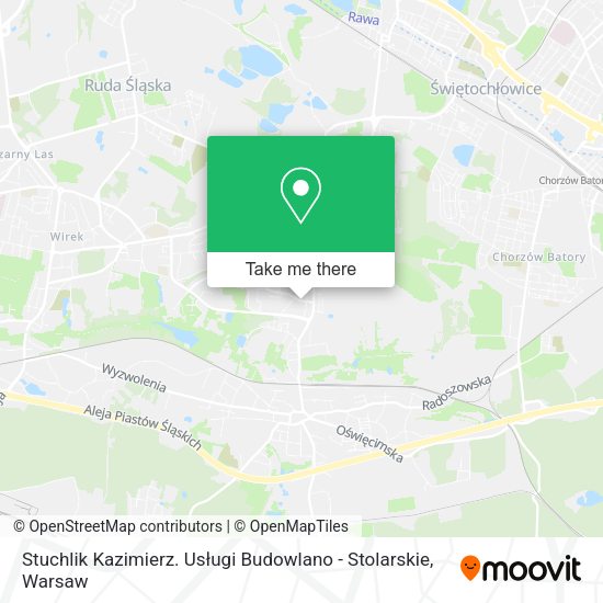 Stuchlik Kazimierz. Usługi Budowlano - Stolarskie map