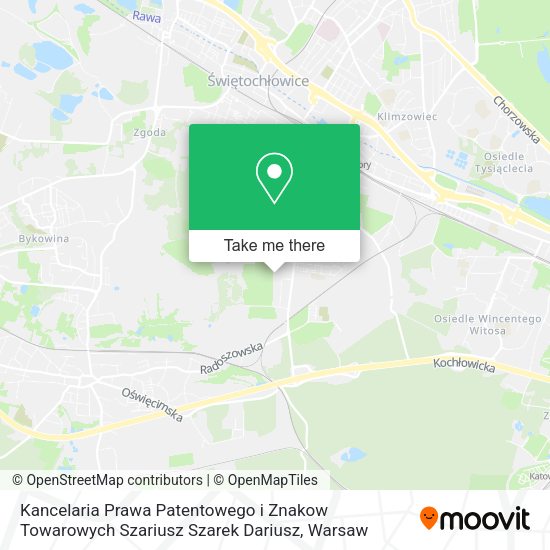 Kancelaria Prawa Patentowego i Znakow Towarowych Szariusz Szarek Dariusz map