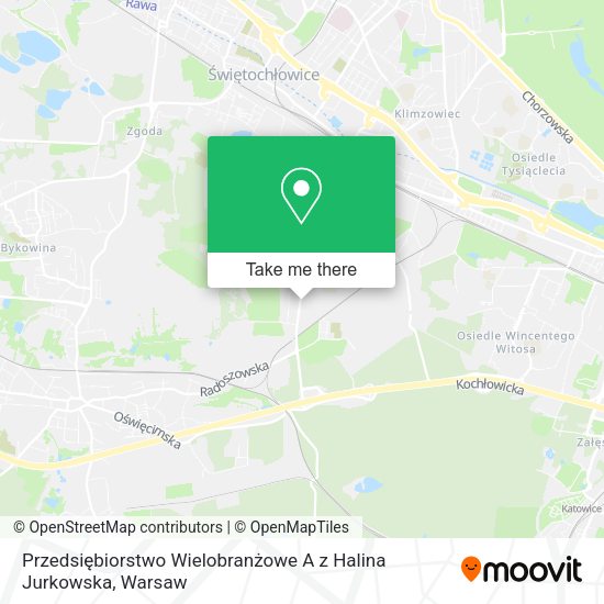 Przedsiębiorstwo Wielobranżowe A z Halina Jurkowska map