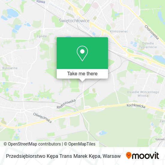 Przedsiębiorstwo Kępa Trans Marek Kępa map