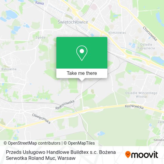 Przeds Usługowo Handlowe Buildtex s.c. Bożena Serwotka Roland Muc map