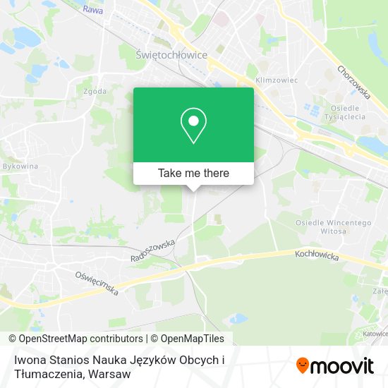 Iwona Stanios Nauka Języków Obcych i Tłumaczenia map