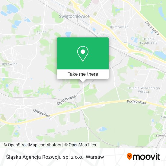 Śląska Agencja Rozwoju sp. z o.o. map