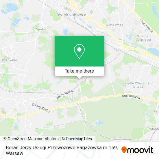 Boras Jerzy Usługi Przewozowe Bagażówka nr 159 map