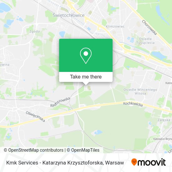 Kmk Services - Katarzyna Krzysztoforska map