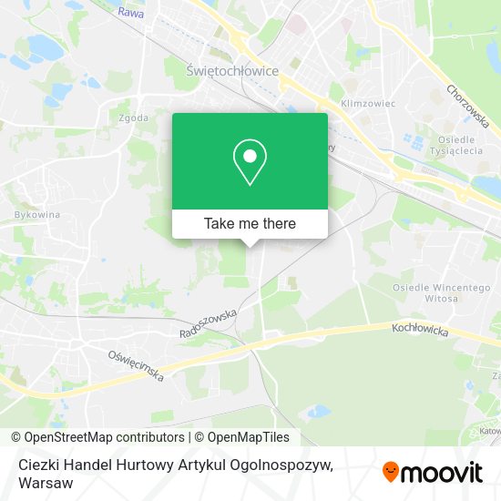 Ciezki Handel Hurtowy Artykul Ogolnospozyw map