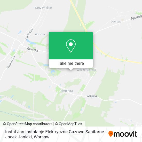 Instal Jan Instalacje Elektryczne Gazowe Sanitarne Jacek Janicki map