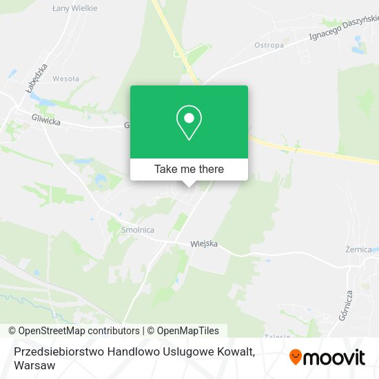 Przedsiebiorstwo Handlowo Uslugowe Kowalt map