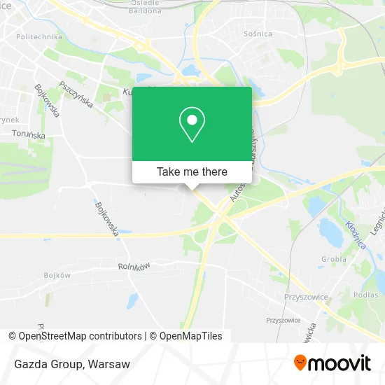Gazda Group map