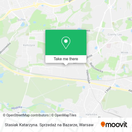 Stasiak Katarzyna. Sprzedaż na Bazarze map