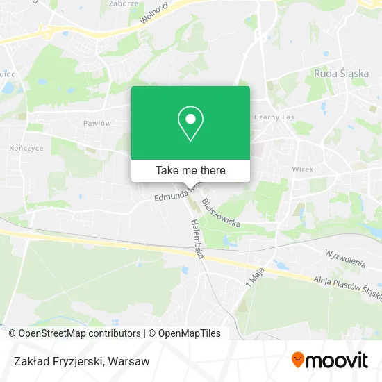 Карта Zakład Fryzjerski