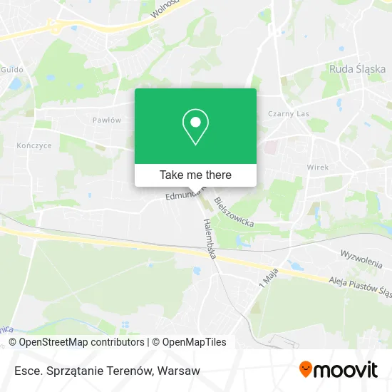 Карта Esce. Sprzątanie Terenów