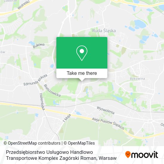 Przedsiębiorstwo Usługowo Handlowo Transportowe Komplex Zagórski Roman map