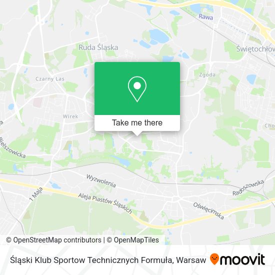 Śląski Klub Sportow Technicznych Formuła map