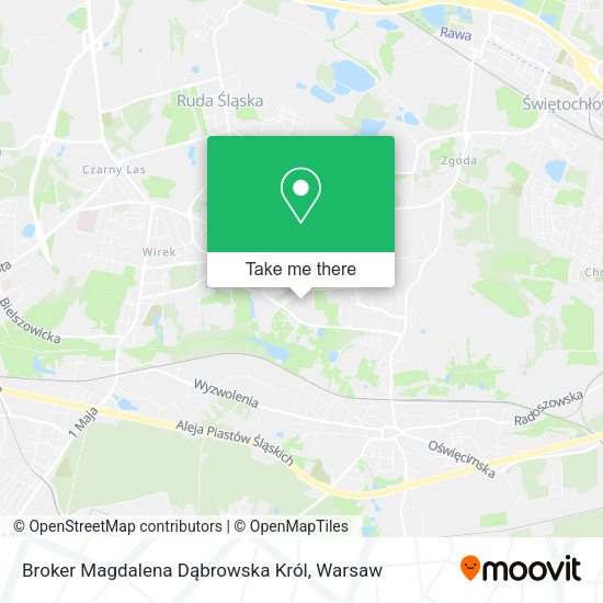 Broker Magdalena Dąbrowska Król map