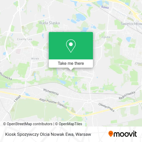 Карта Kiosk Spozywczy Olcia Nowak Ewa