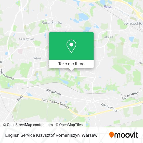 Карта English Service Krzysztof Romaniszyn