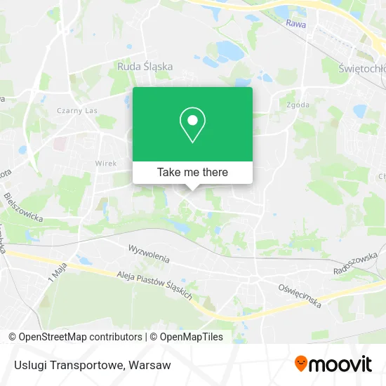 Карта Uslugi Transportowe