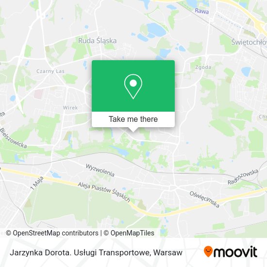 Jarzynka Dorota. Usługi Transportowe map