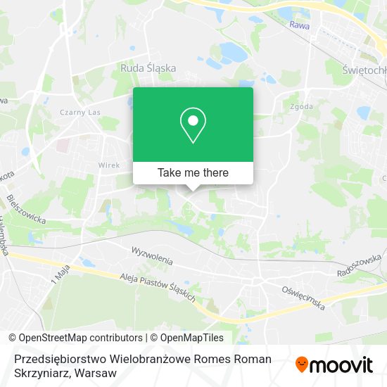 Przedsiębiorstwo Wielobranżowe Romes Roman Skrzyniarz map