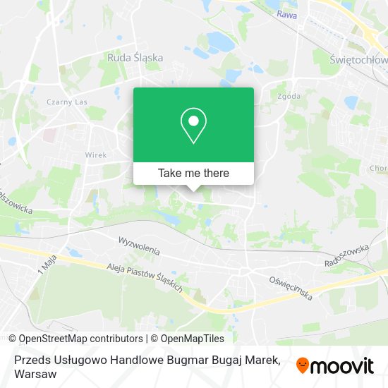 Przeds Usługowo Handlowe Bugmar Bugaj Marek map