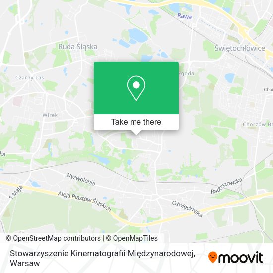 Карта Stowarzyszenie Kinematografii Międzynarodowej