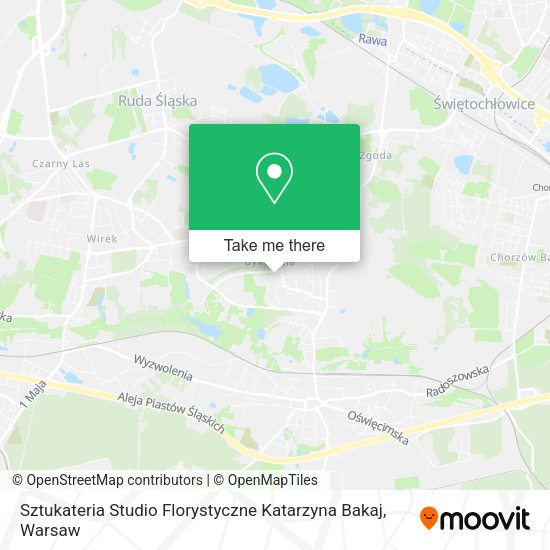 Sztukateria Studio Florystyczne Katarzyna Bakaj map