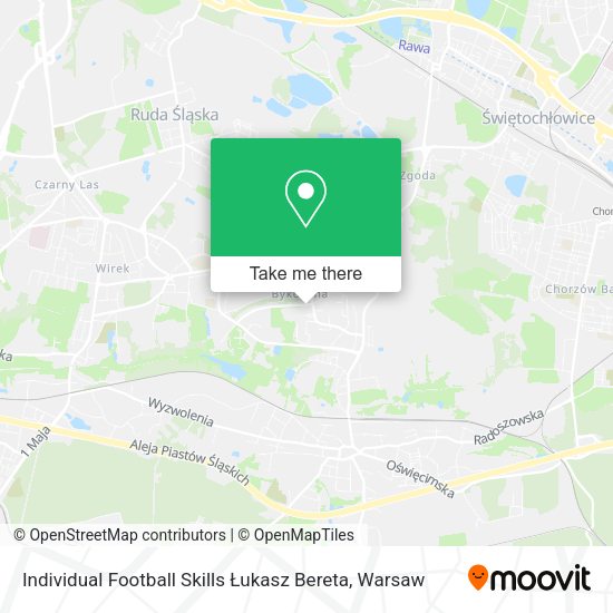 Individual Football Skills Łukasz Bereta map